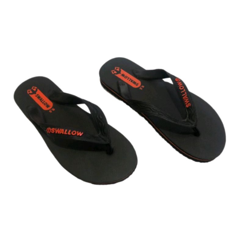 sandal jepit swalow original black M 02 ukuran 9,5 / 10 / 10,5 / 11 / 12 ( no 11/ 12 sunswalow biru putih / hijau putih )