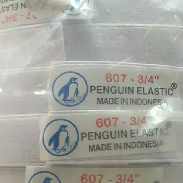 

[[COD]] Karet Penguin 3/4 inch (2 cm) warna putih per roll LIMITED EDITION Kode 612