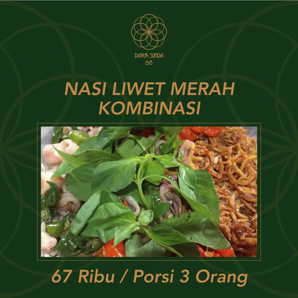 

Nasi Liwet Merah (Kombinasi) - Porsi 3 orang