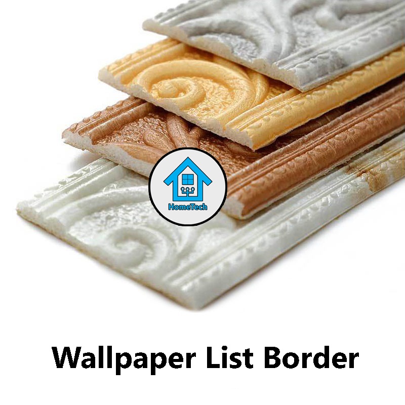 HT Wallpaper Stiker List Wall Paper Wallpaper Wall List Border Sticker Foam 3D-2