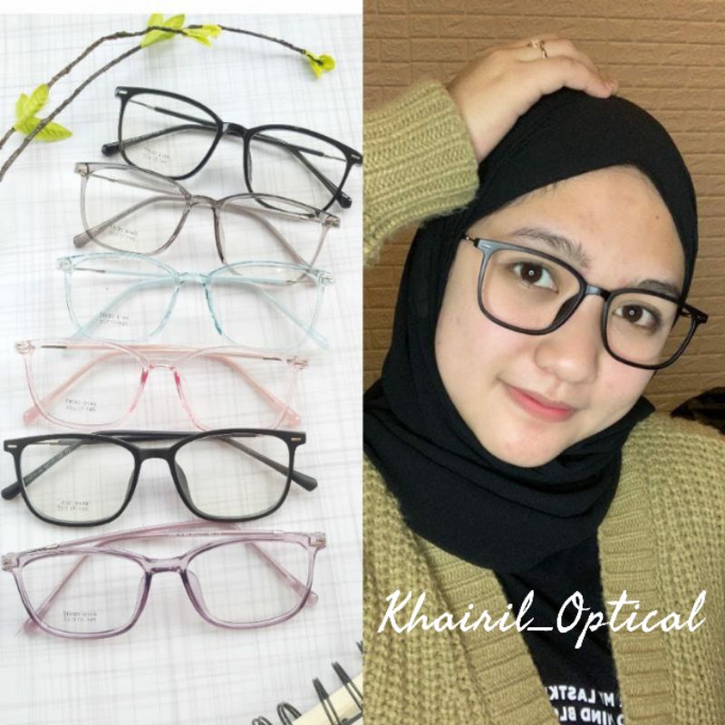 frame 8149, Size L 13,8 Cm T 4,4 Cm, Kacamata Kotak Cewe/Cowo, Kacamata photocromic , Kacamata antir