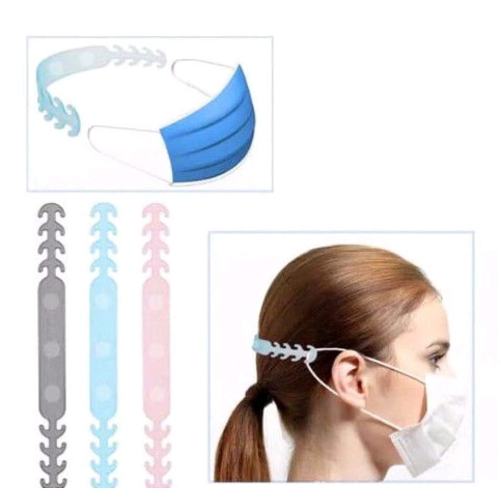 PENGAIT KONEKTOR MASKER SILIKON/ SILIKON HIJAB & NON HIJAB/ PENGAIT MASKER SILIKON - LUMIKHA STORE