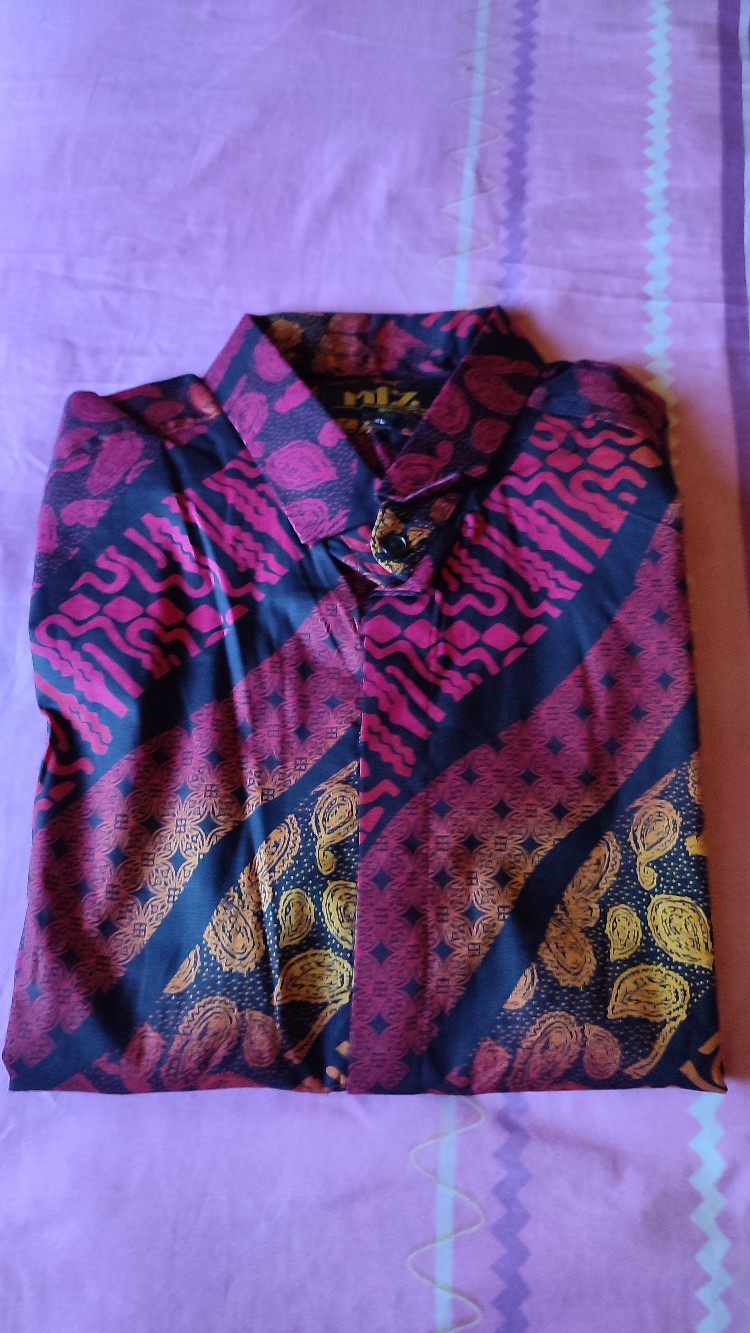 Kemeja Batik Pria Lengan Panjang Long Batik Gradasi Songket 4161 & 4163 Slimfit Murah Distro
