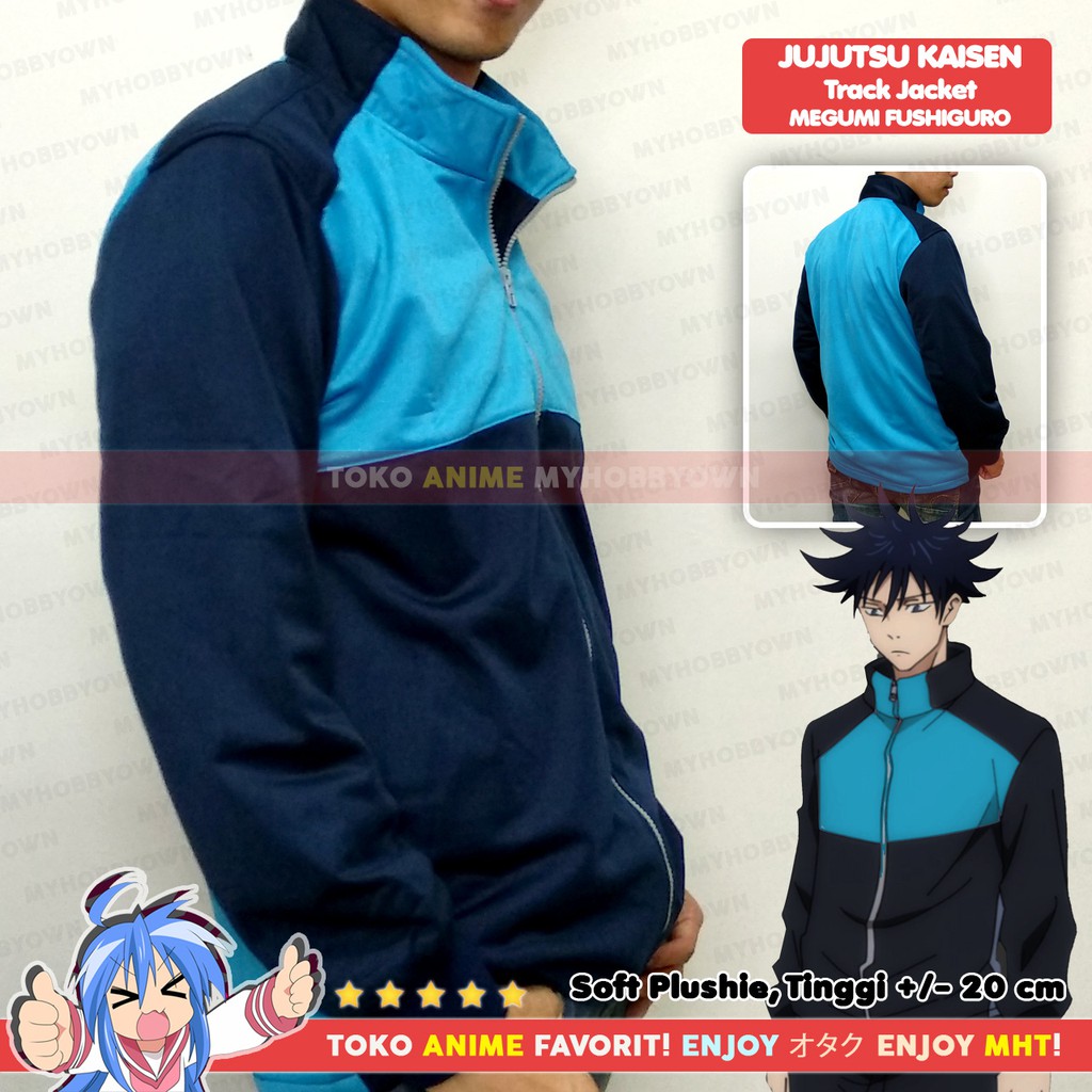 Jaket Anime Jujutsu Kaisen Fushiguro Megumi Tracksuit Jersey