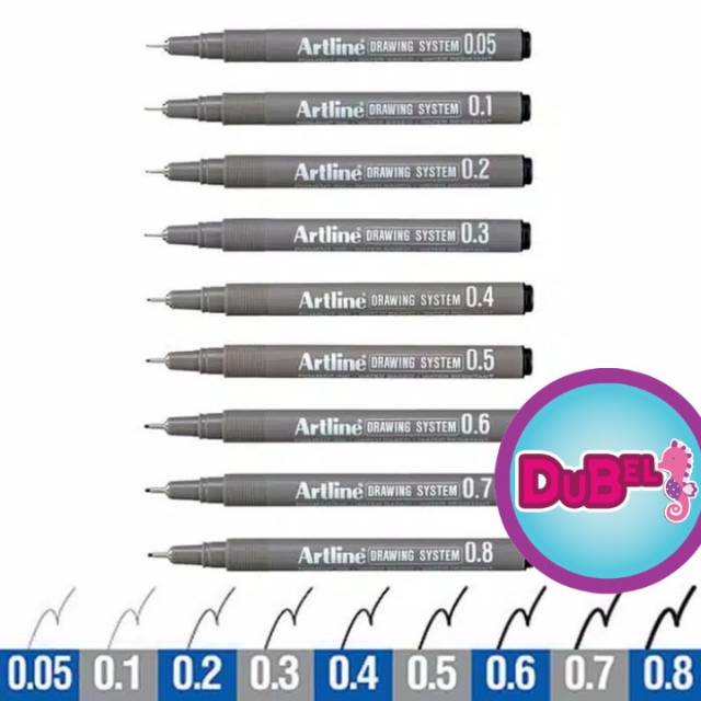 

Drawing Pen Artline 0.05-01-02-03-04-05-06-07-08-10-20