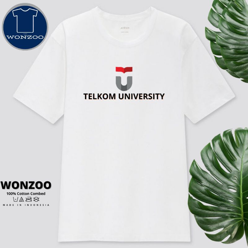 KAOS UNIVERSITAS TELKOM -T-SHIRT TELKOM UNIVERSITY (BAYAR DITEMPAT)