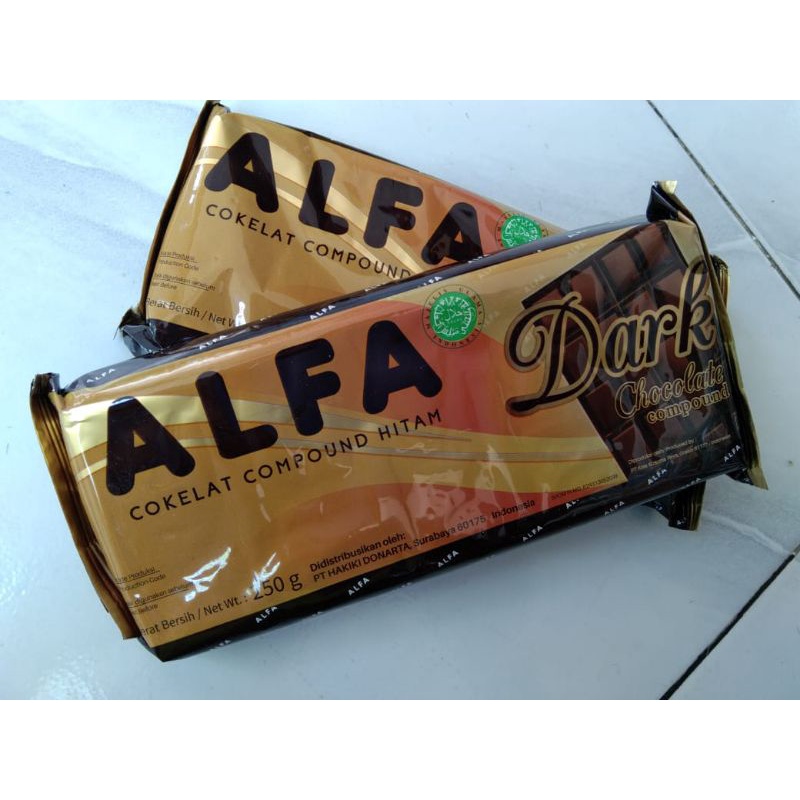 

Alfa dark chocolate 250gram