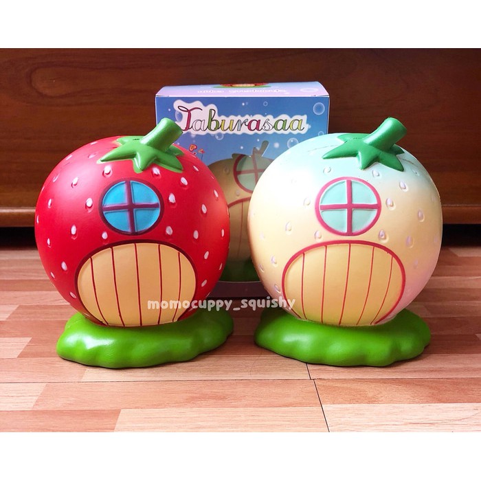 Squishy licensed strawberry cabin by taburasa (squishy strawberry)