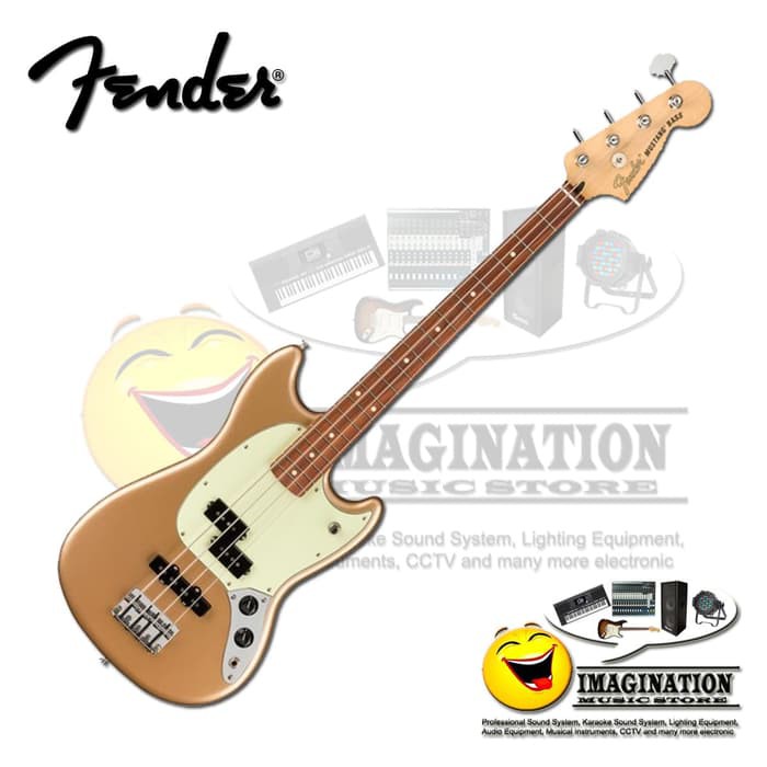 Fender Player Mustang Bass PJ - Firemist Gold