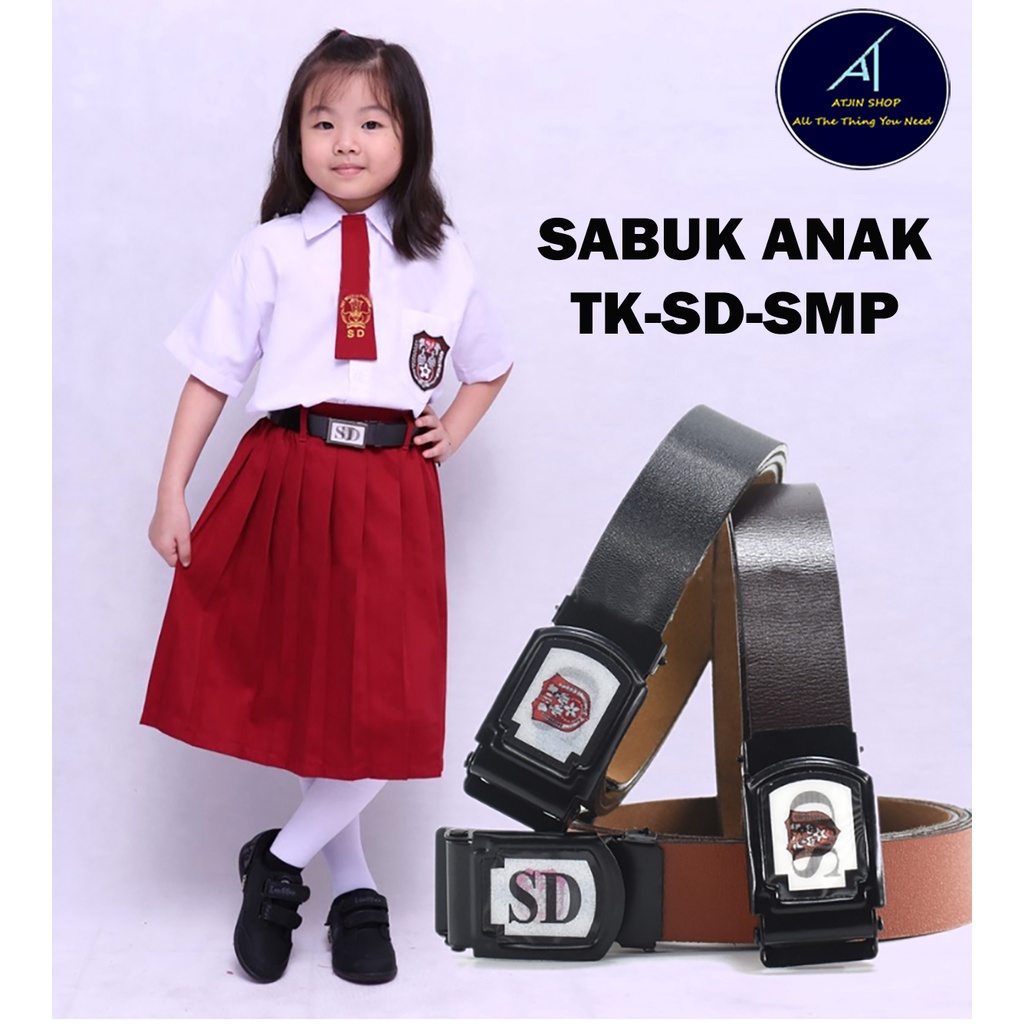 Back to School- Sabuk Ikat Pinggang Anak Sekolah Sabuk Pelajar Gesper Anak TK -SD -SMP-SMA