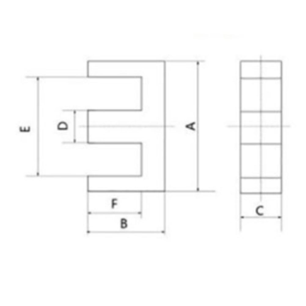 【Theredsunrisesiwy.id】New 5set PC40 EE25 5+5pins Ferrite Cores bobbin, transformer core, inductor coil