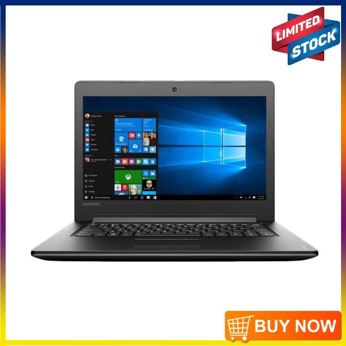 Lenovo Laptop IP330 14AST 14" / AMD A9-9425 / 4GB / 1TB / Radeon R5 DOS Onyx Black / Platinum Grey