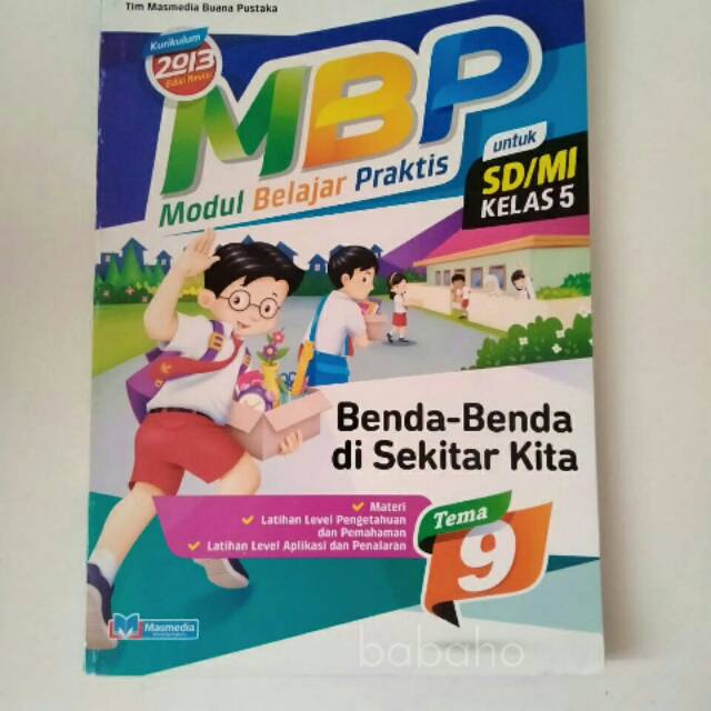 Jual Buku MBP Modul Belajar Praktis Kelas 5 SD Tema 9 | Shopee Indonesia