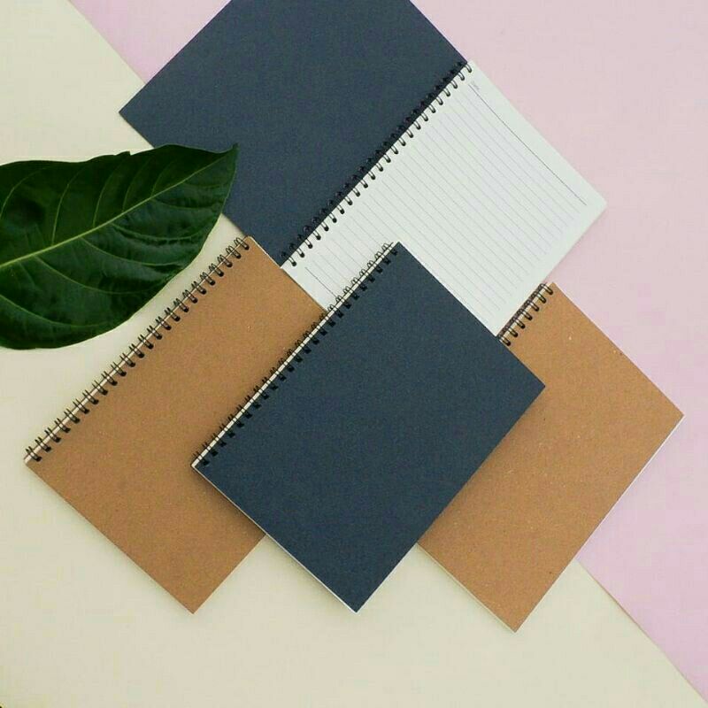 

Buku Catatan A5 Notebook Garis Craft Vintage Kotak Titik Buku Diary Buku Catatan Kuliah Murah