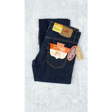 CELANA JEANS PRIA LEA 606 ORIGINAL DENIM STANDART REGULER MEN'S PANTS TROUSERS Bagy pants Celana jin