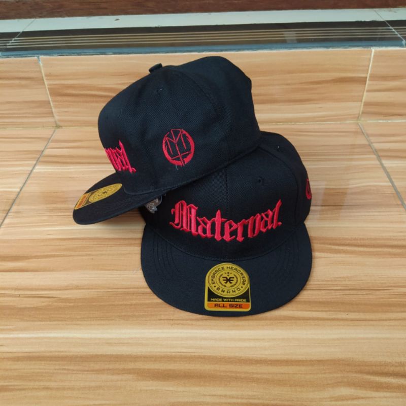 Snapback Distro Logo Bordir band Maternal