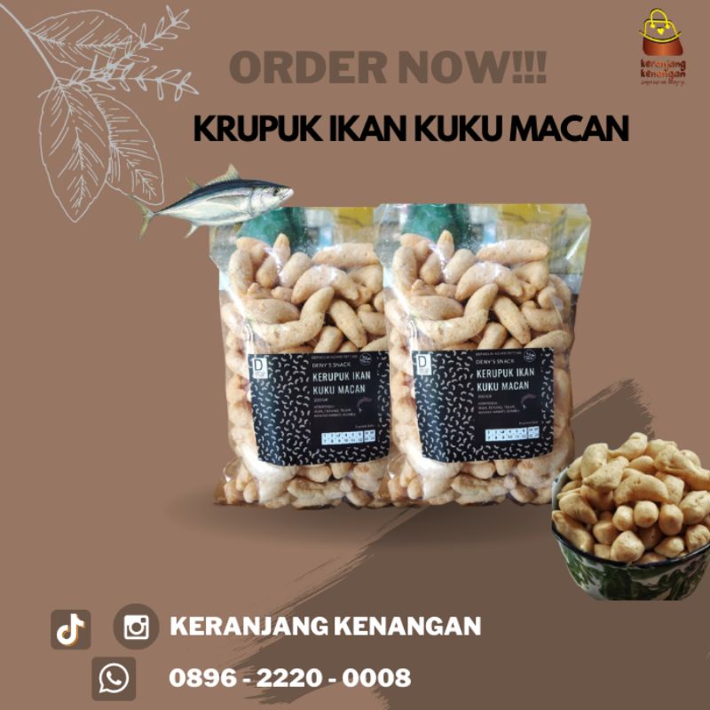

KRUPUK IKAN KUKU MACAN