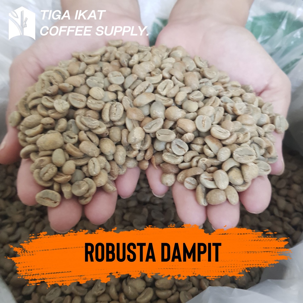 Green Bean Robusta Dampit 1 Kg - Biji Kopi Mentah