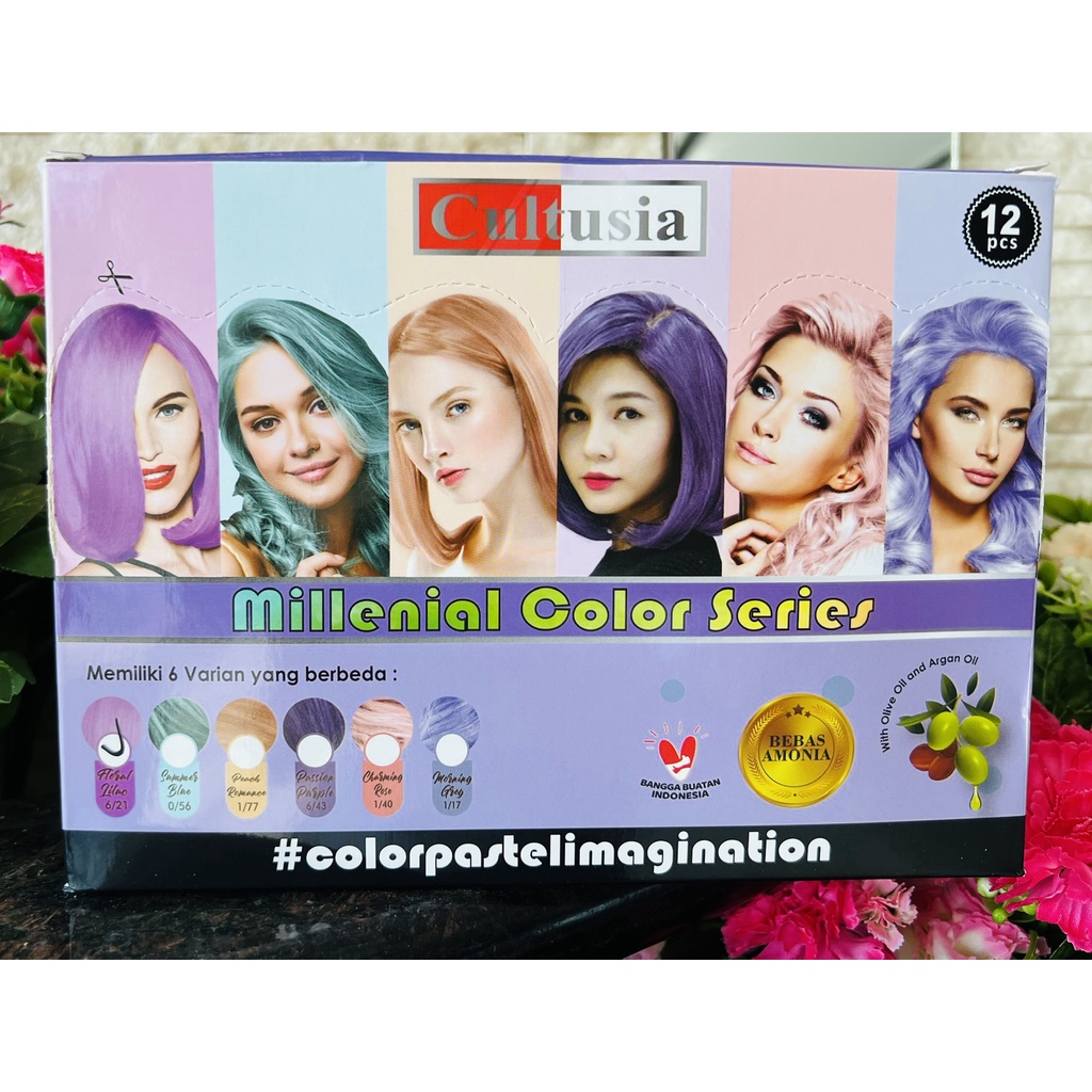 MILLENIAL HAIR  COLOR SERIES FLORAL ZILAC6/21