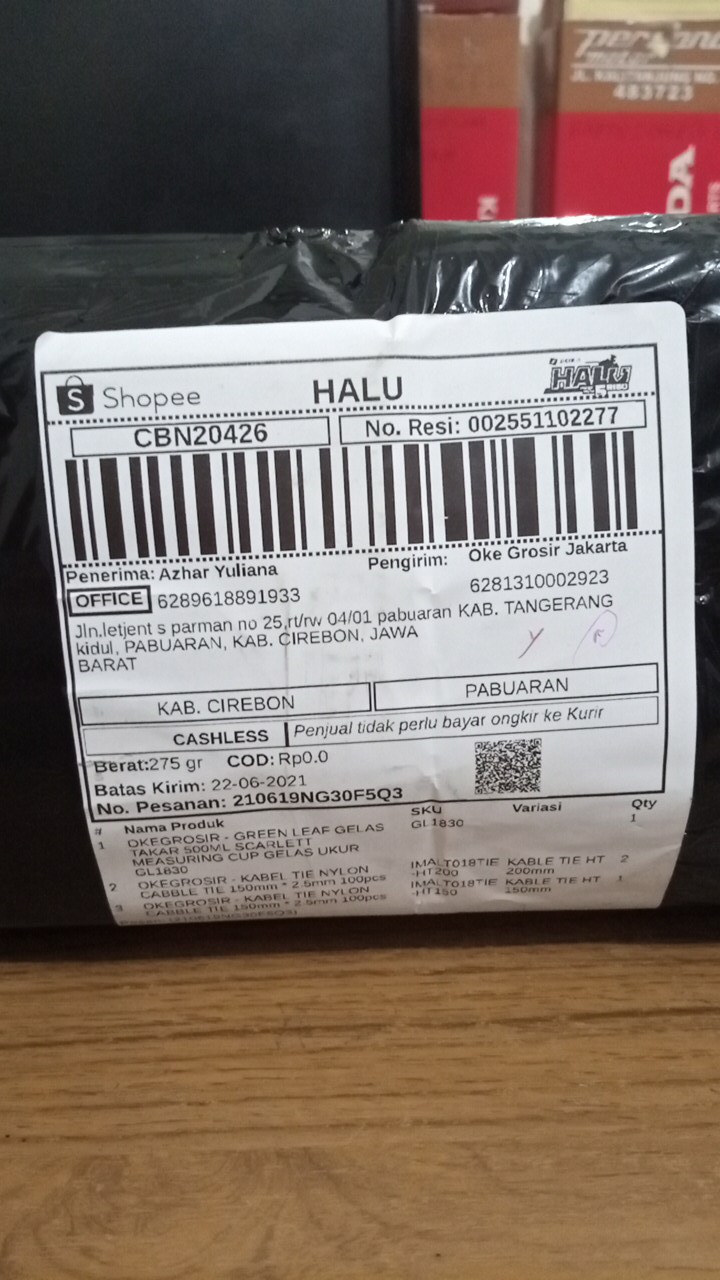 Okegrosir - Green Leaf Gelas Takar 500ml Scarlett Measuring Cup Gelas Ukur Gl1830