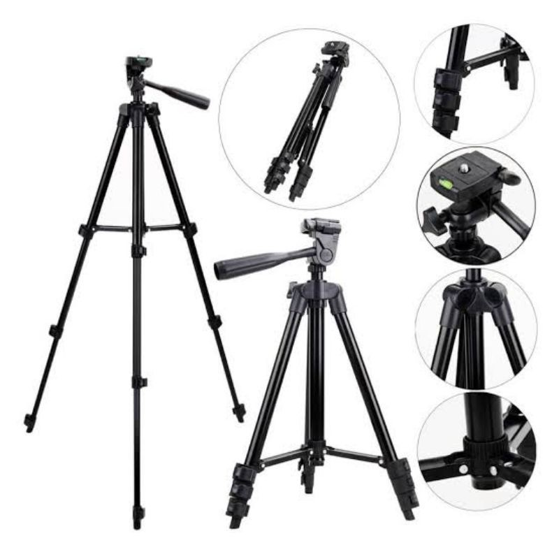 TRIPOD 3120 BLACK EDITION HOLDER U 35CM UP TO 102CM KUALITAS BAGUS