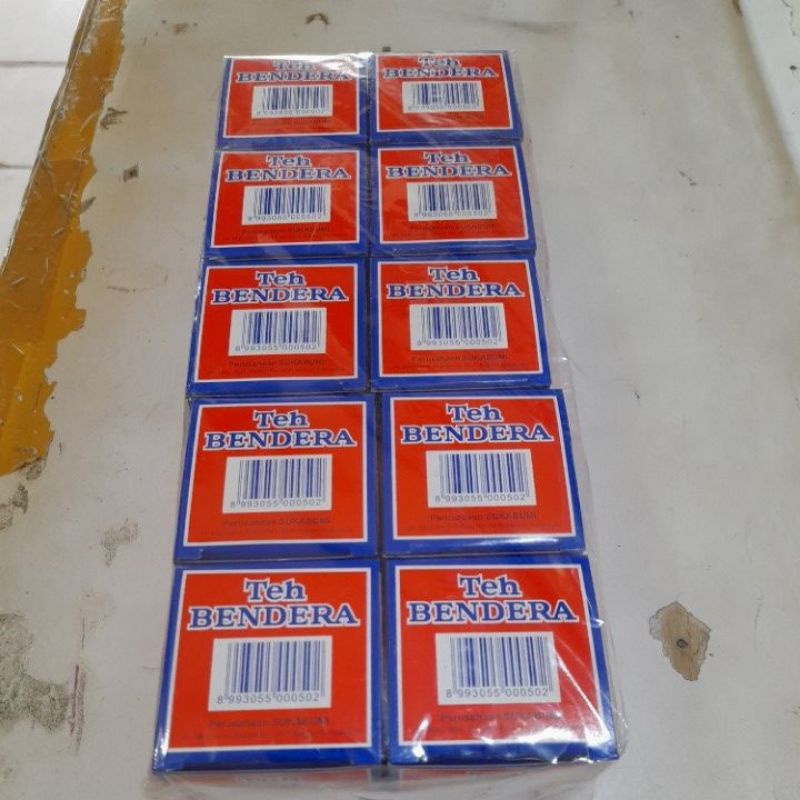 

Teh bendera isi 10x50 gram