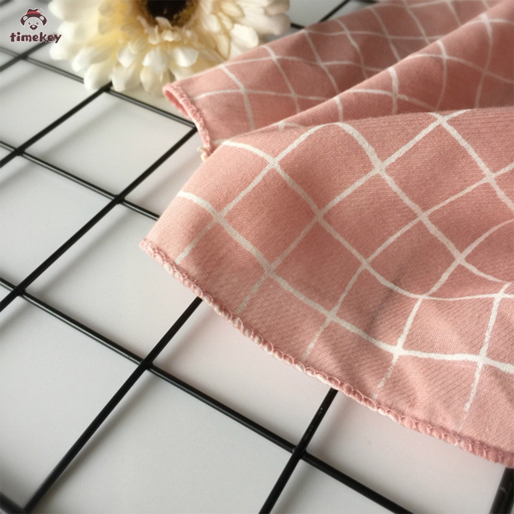 【TK】Plaid Pet Bandanas Cotton Washable Pet Bandanas Cat Dog Accessories Scarf Bowties Collar Square Bib For Puppies Kitten