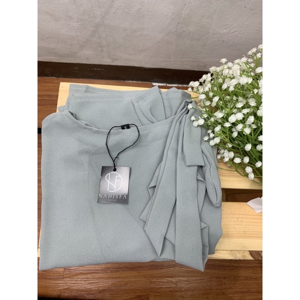 ABAYA OUTER KARDIGAN ABAYA SIZE XS S M | CARDY ABAYA-Salted egg