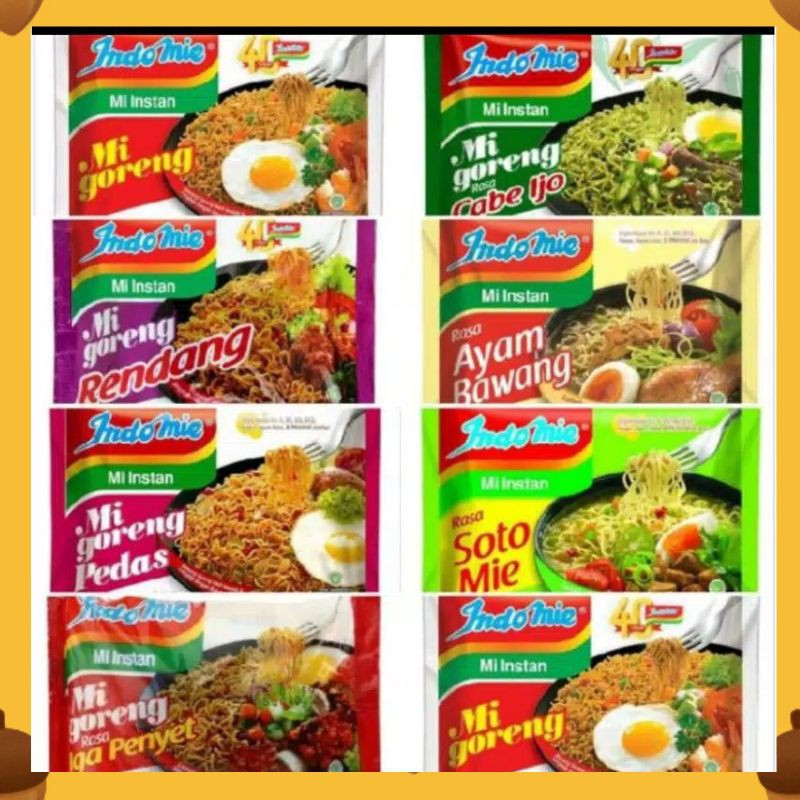 

Indomie Goreng dan Rebus All Varian Rasa 1 pcs