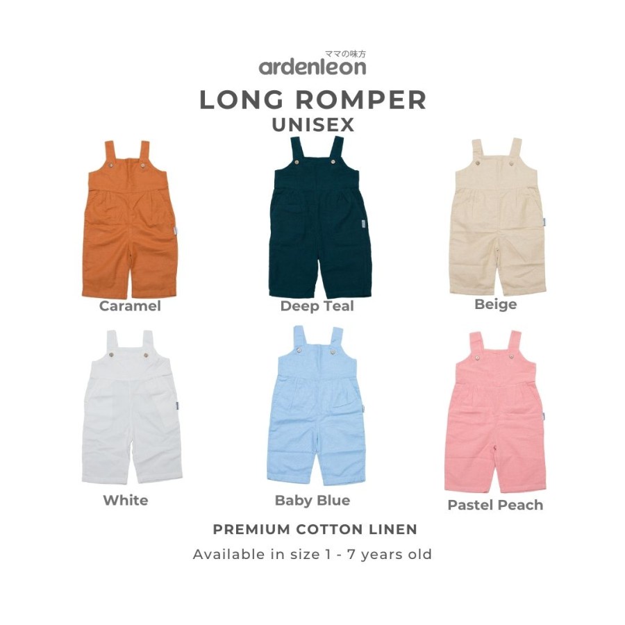 ARDENLEON Long Romper Jumpsuit (1-7 Yr)