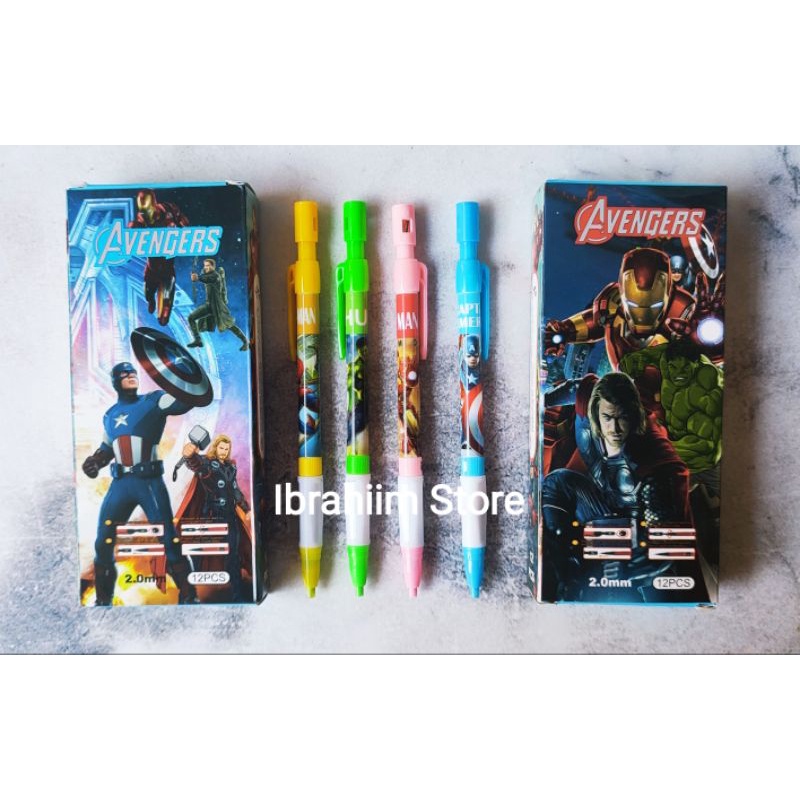 (ECER) PENSIL BT21 MURAH PENSIL MEKANIK 2,0 / PENSIL BTS LUCU / PENSIL BTS BT21 ECER