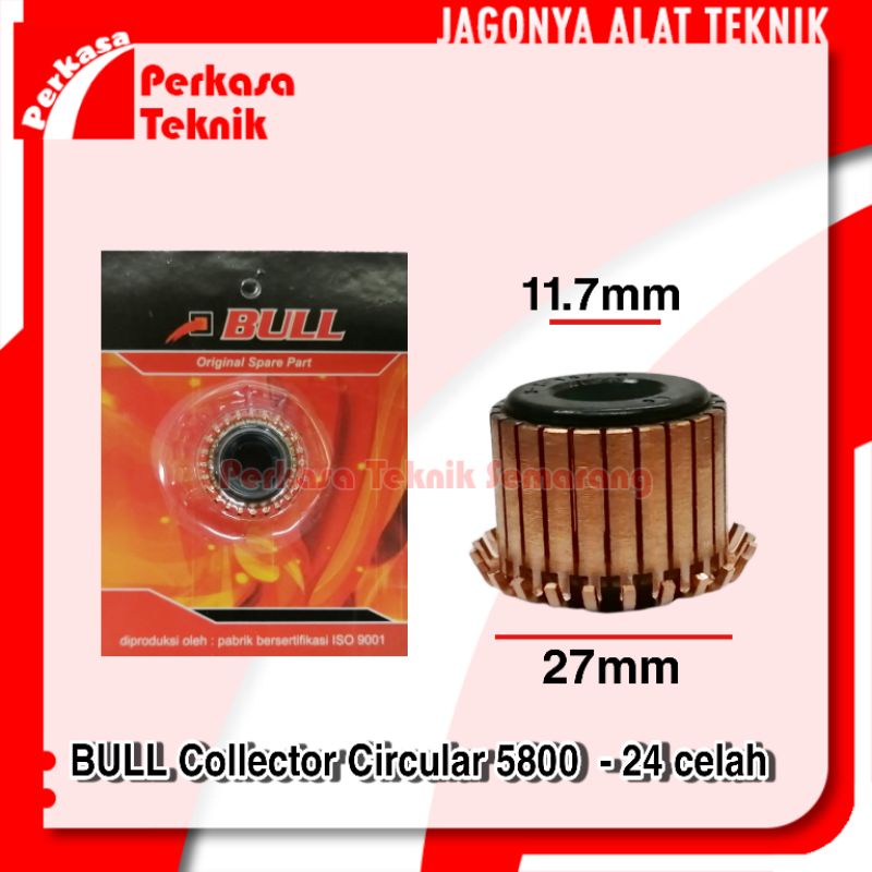 BULL Collector Circular 5800 Kolektor Armatur Mesin Gergaji 24 Celah