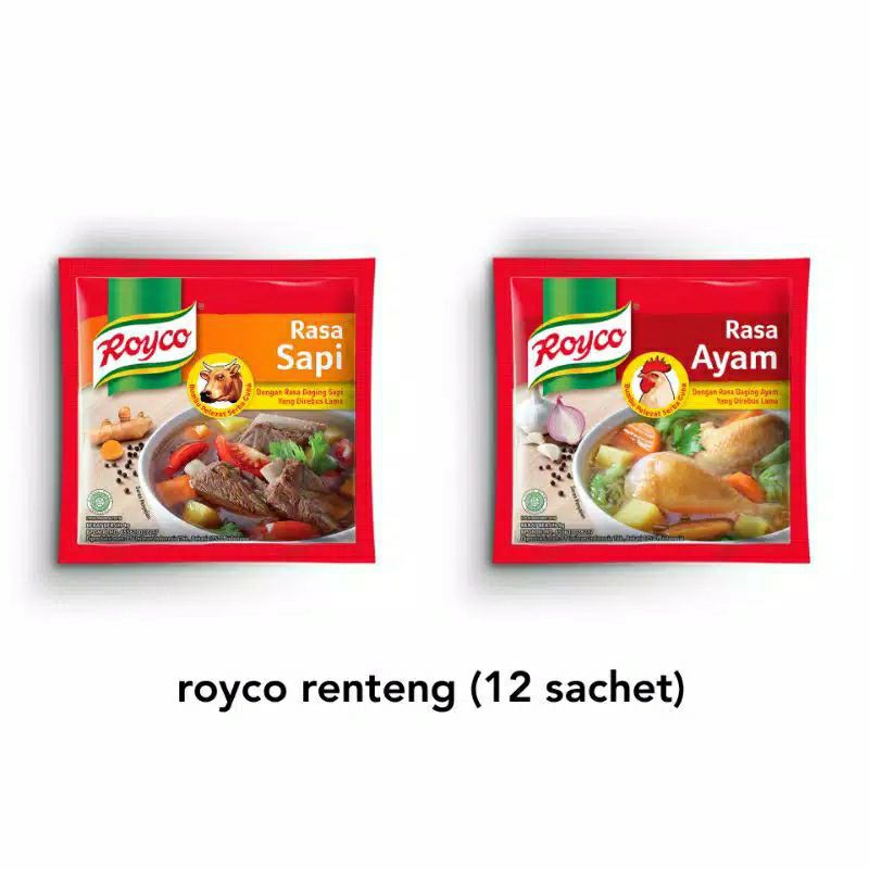 

Royco Renteng Rasa Ayam dan Sapi