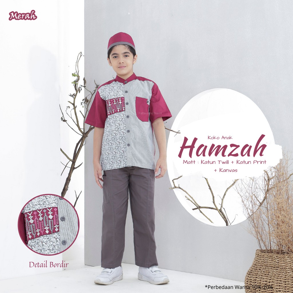 BAJU KOKO ANAK FATTAYA COLLECTION INDONESIA KODE HAMZAH