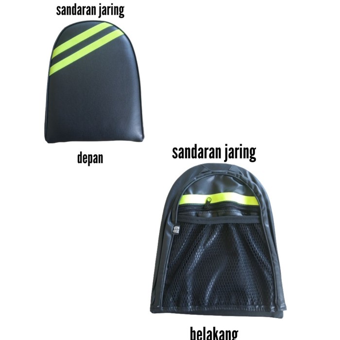 COD chrom sandaran Jok Belakang Scoopy original - Sandaran vari