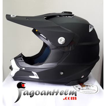 ZEUS Helm ZS951 SOLID Black DOFF ZS-951 Import ZS-951 Cross Trail