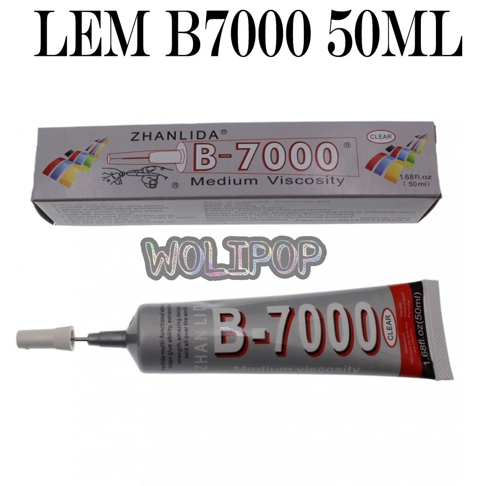 

LEM TOUCHSCREEN LCD B7000 B 7000 SERBAGUNA WARNA BENING ADHESIVE 50ML