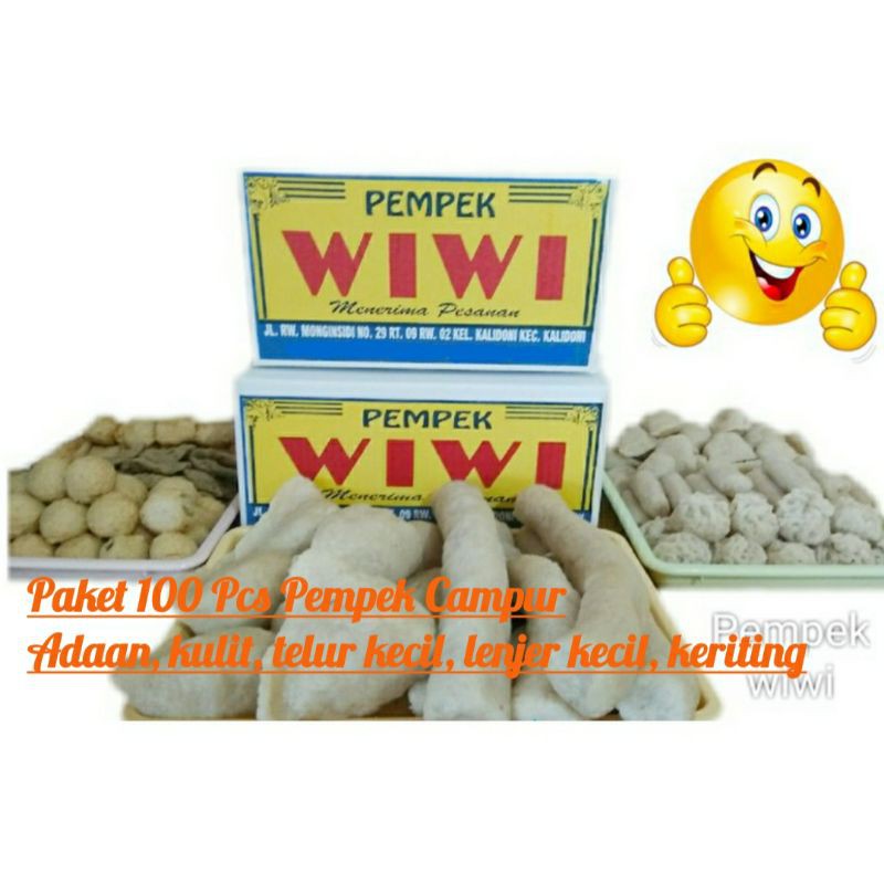 

Paket Pempek Kecil 100 Pcs Campur