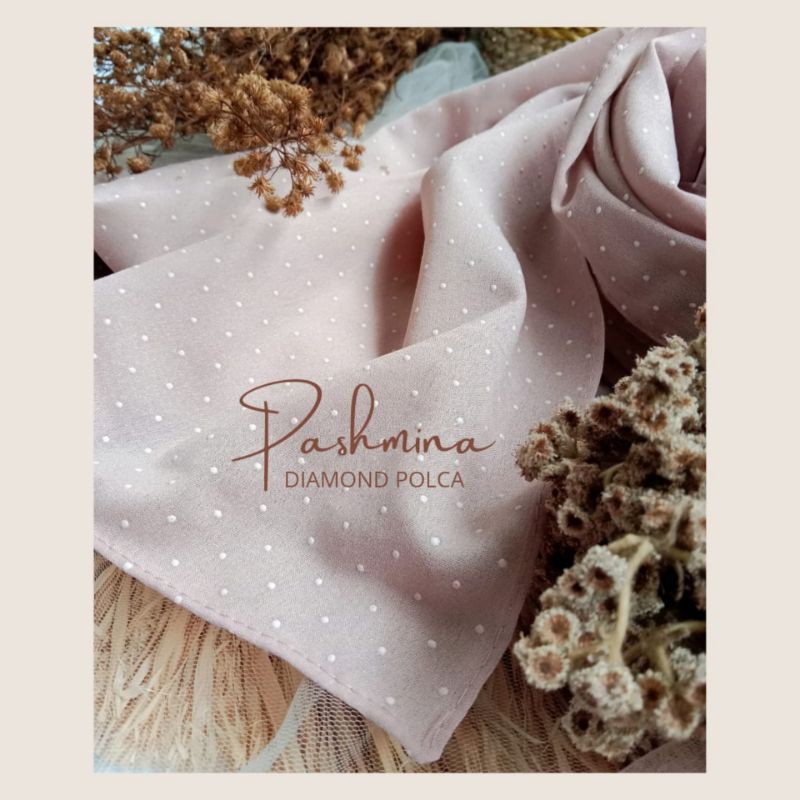 SALE HIJAB JILBAB PASHMINA PASMINA MOTIF POLCA POLCADOT JAHIT TEPI AZARA POLKA