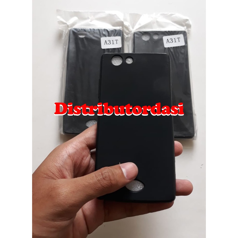 SOFTCASE CASE TPU SILIKON CASING KONDOM blackmatte case Oppo A31t ready stok grosir
