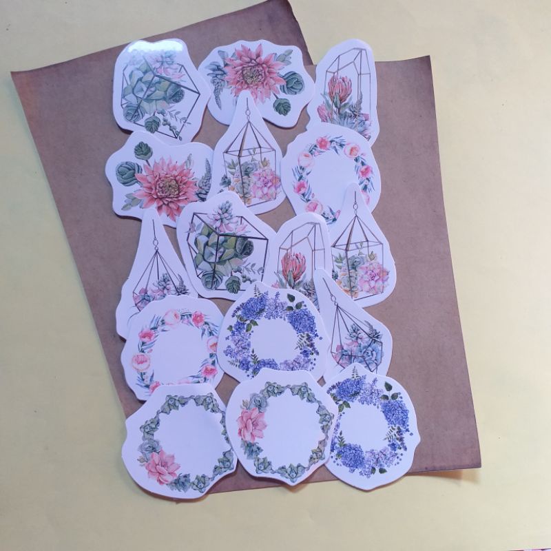 

Sticker aesthetic tumblr fullcolour die cut untuk hias bujo, case dan laptop