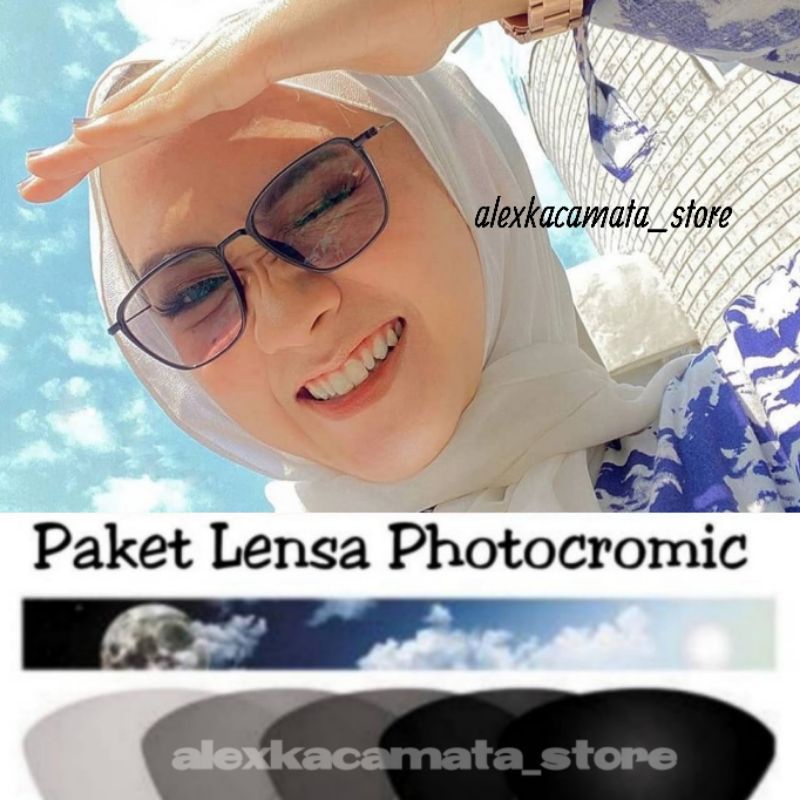 Kacamata Lensa Photocromic | kacamata Frame | Lensa Photocromic | kacamata wanita