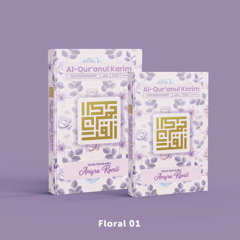 ALQURAN CUSTOM NAMA UKURAN BESAR/A4 - ALQURAN TERJEMAHAN BESAR