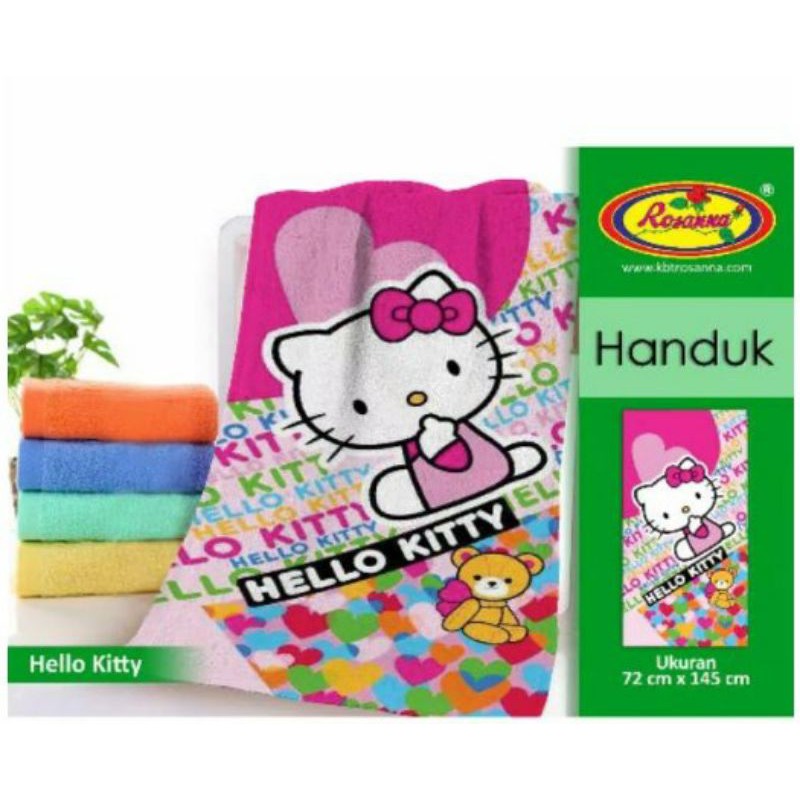 Handuk Mandi Dewasa Karakter Size 72x145 / Handuk Mandi Anak Rosanna