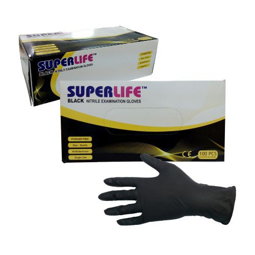 Nitrile Gloves Black Tattoo
