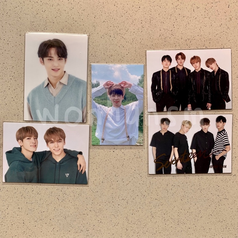 Seventeen Wonwoo Gongbang Beret GB Broadcast PC Photocard