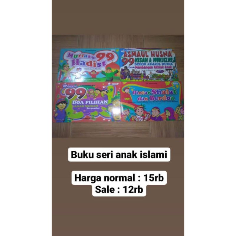 Jual Buku Seri Anak Islami | Shopee Indonesia