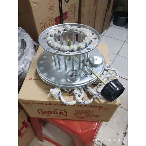 kepala kompor sumbu minyak hock 16 sumbu