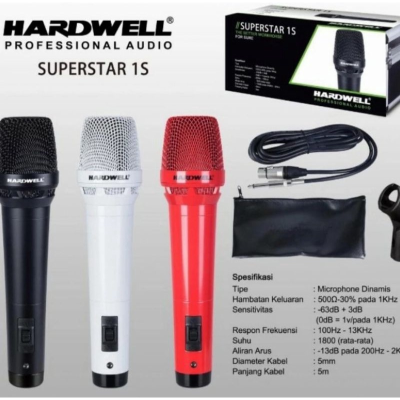 mic hardwell superstar 1-s)
