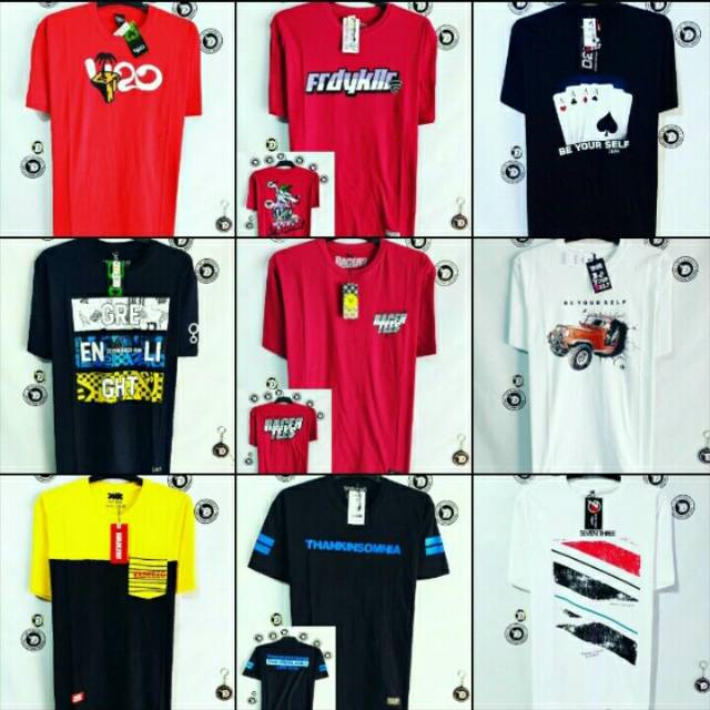 Grosir Kaos Distro Bandung 1 lusin